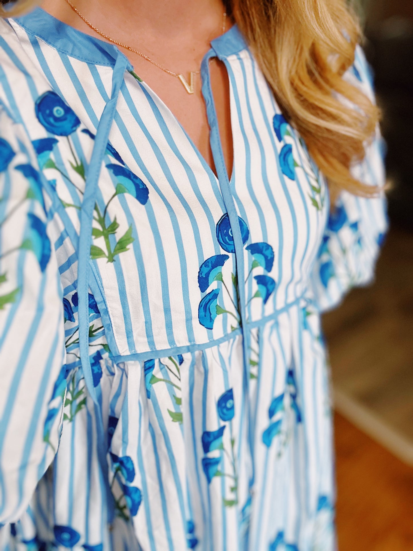 Blue Buttercup Mini Dress