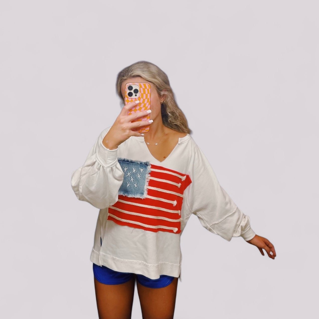 Made in the USA Sweatshirt Top