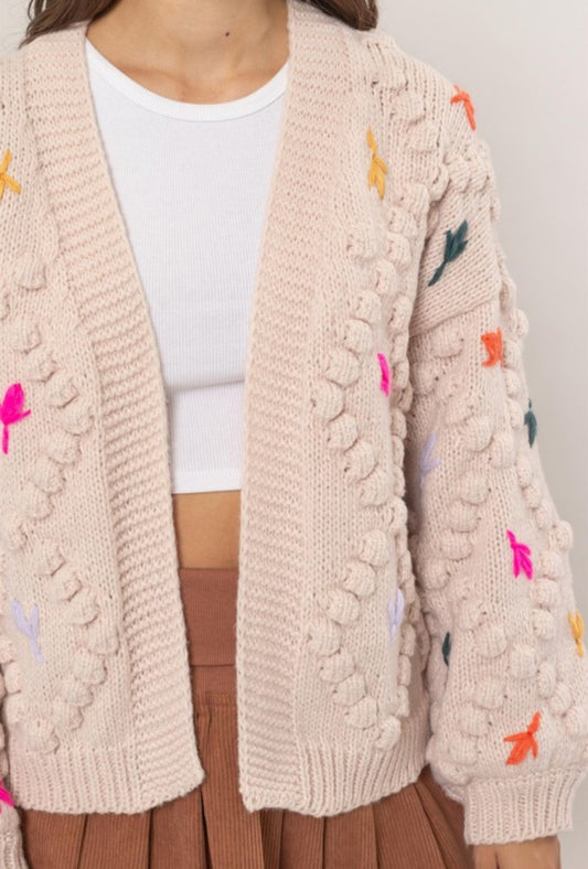 Cactus Bloom Cardigan