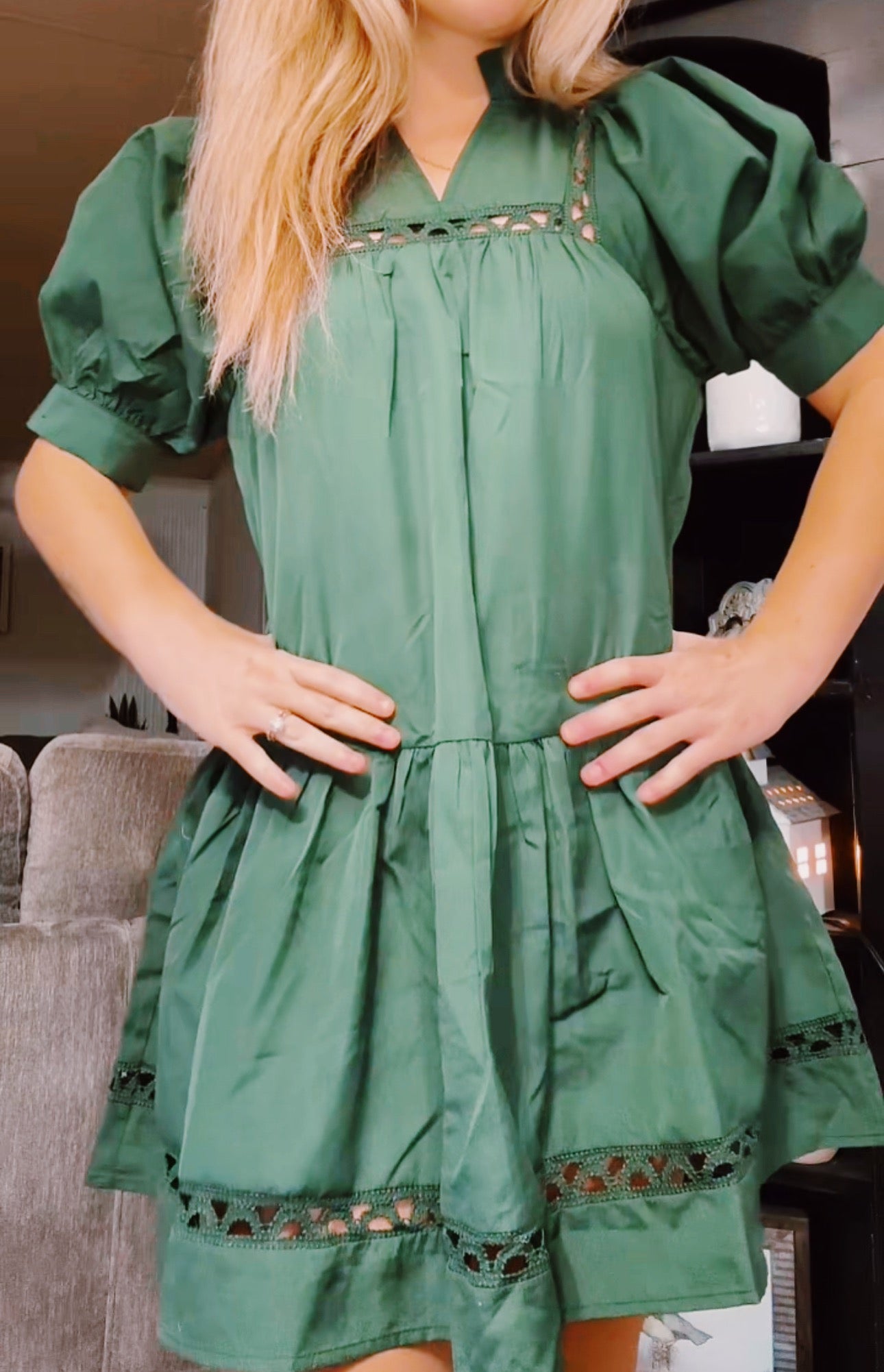 Fallen Leaves Mini Dress